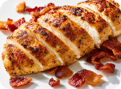 Chicken & bacon flavour